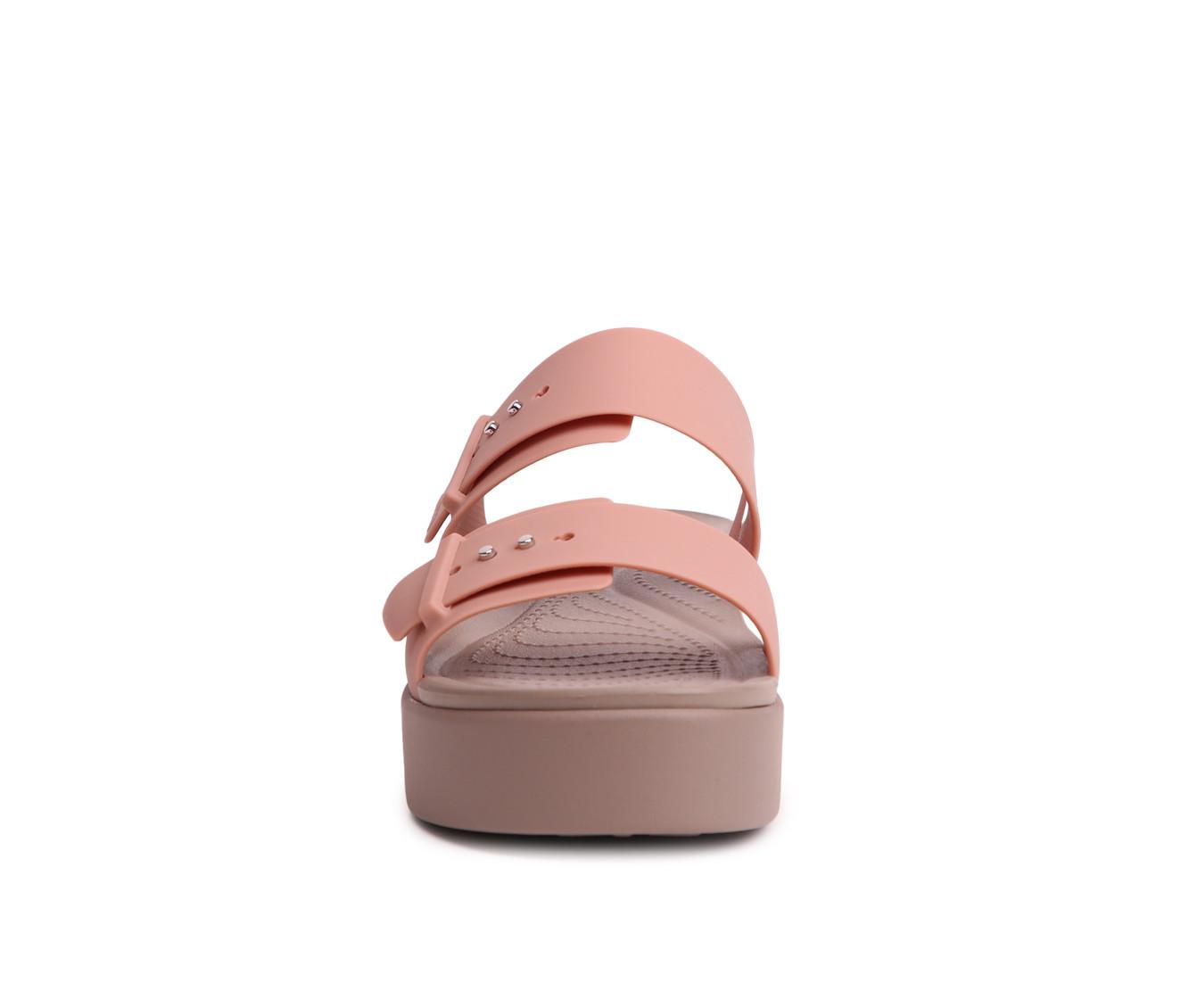 Women's Crocs Brooklyn Low Buckle Platform Sandals
