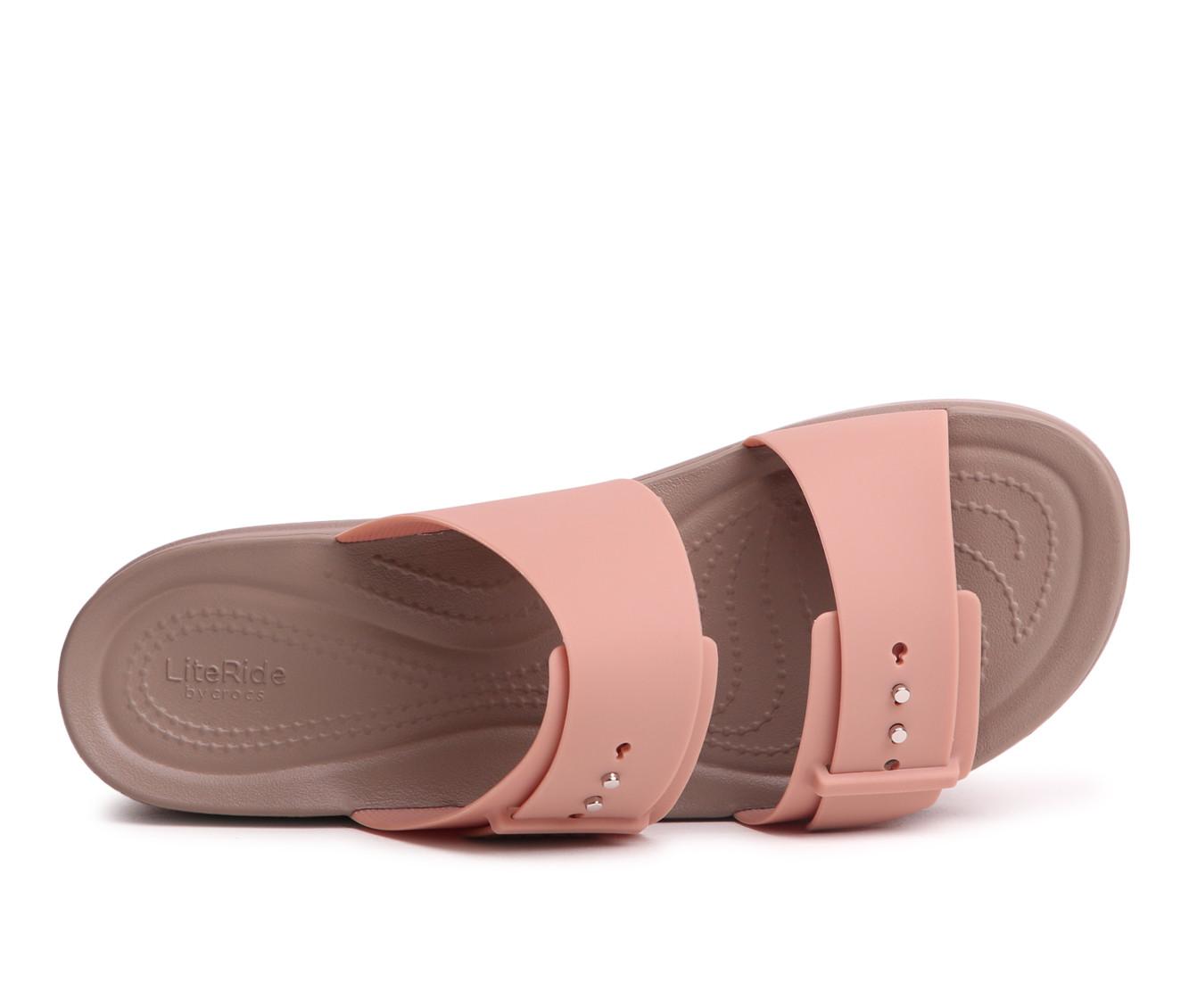 Women's Crocs Brooklyn Low Buckle Platform Sandals