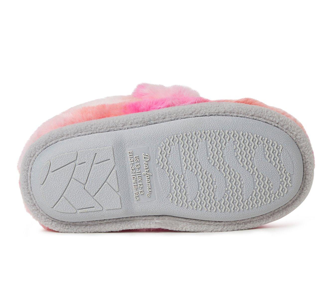 Dearfoams Toddler & Little Kid & Big Kid Peyton Animal Clog Slippers
