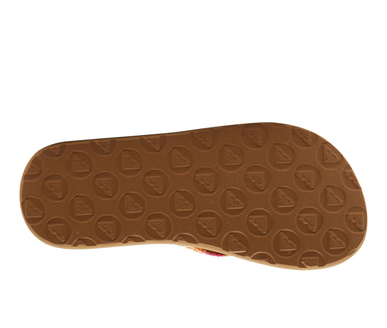 Girls' Roxy Little Kid & Big Kid Porto Raffia Flip-Flops