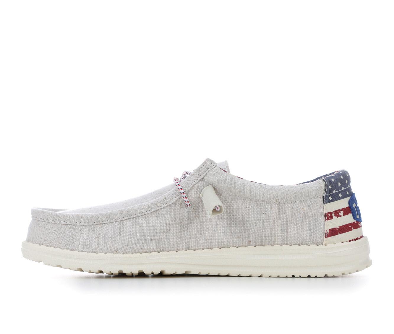 Men's HEYDUDE Wally Patriotic Casual Shoes