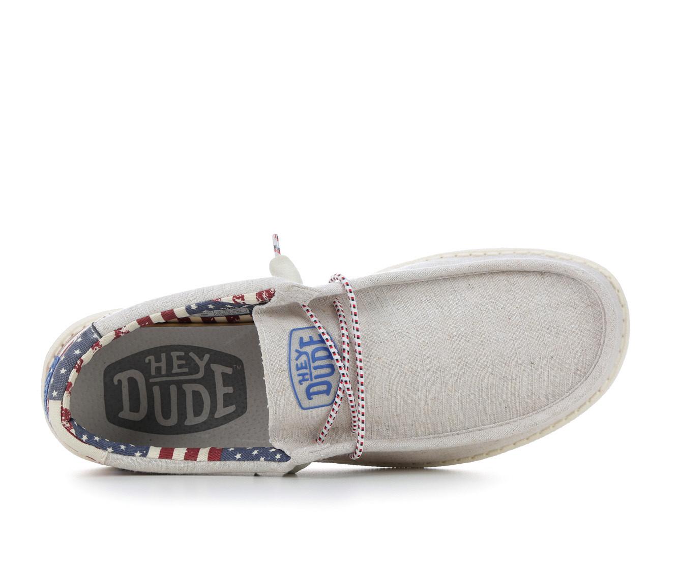 Men's HEYDUDE Wally Patriotic Casual Shoes