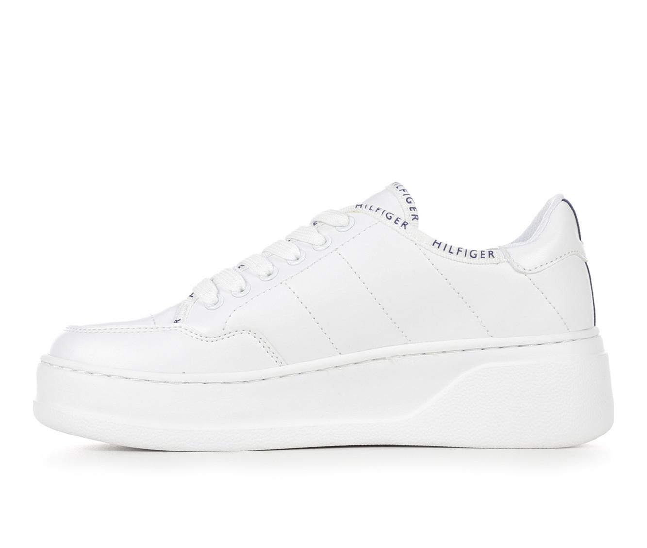 Tommy hilfiger cheap white platform sneakers