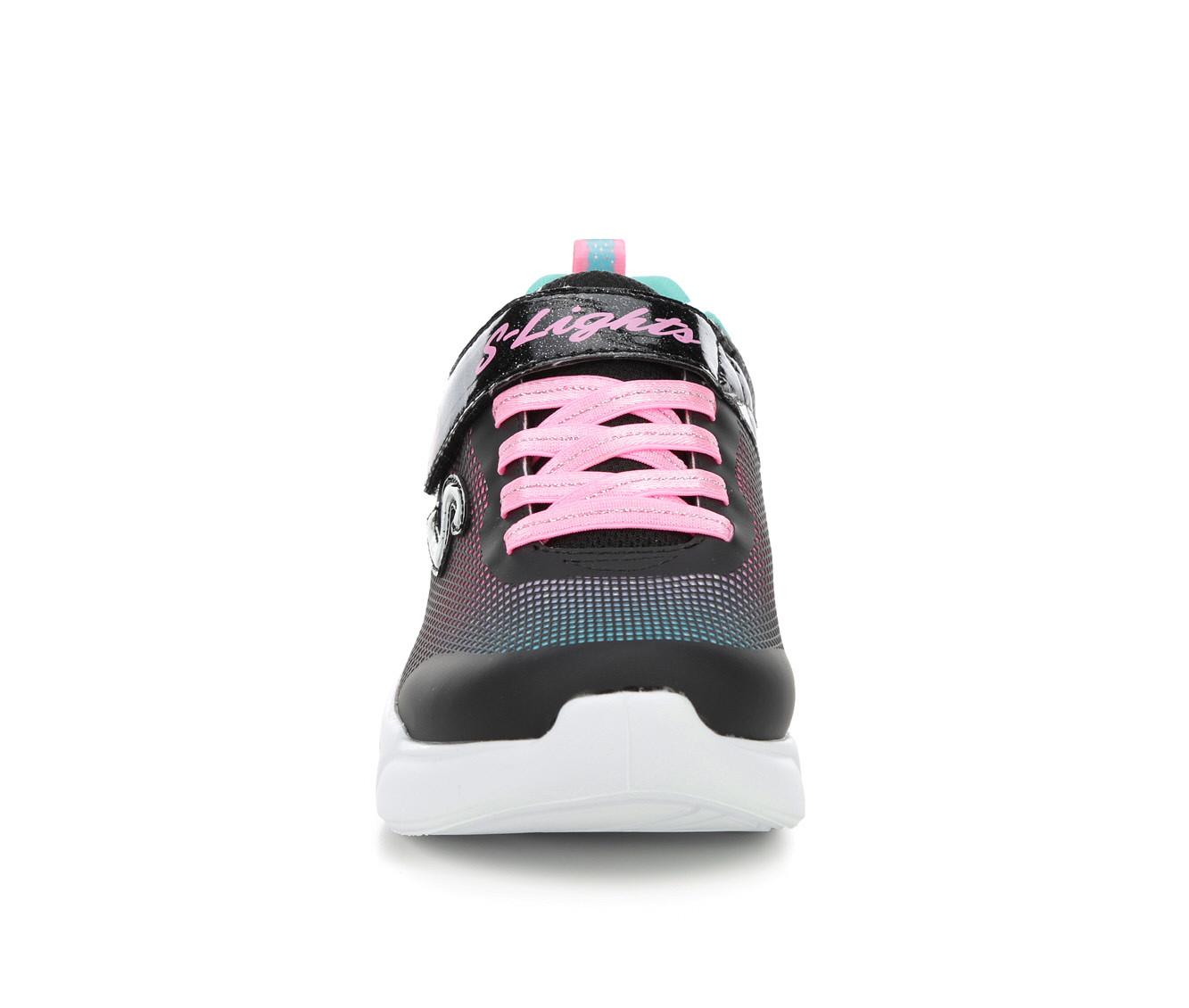 Girls' Skechers Little Kid & Big Kid Flicker Flash Wide Width Light-Up Sneakers