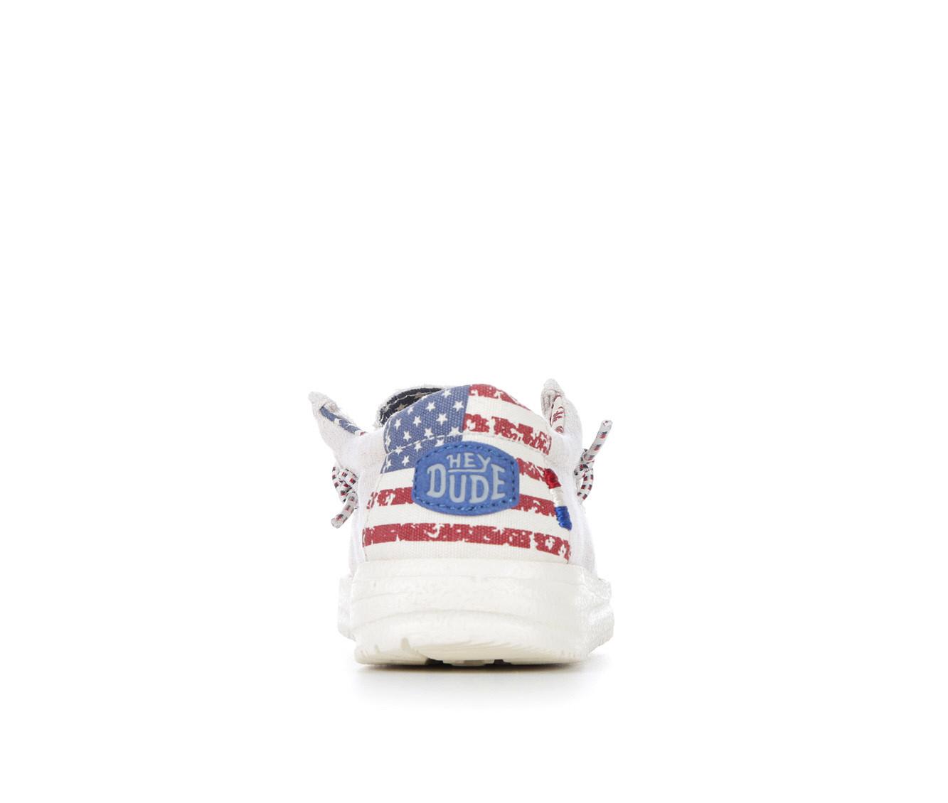 Boys' HEYDUDE Toddler Wally Youth Flag Slip-On Shoes