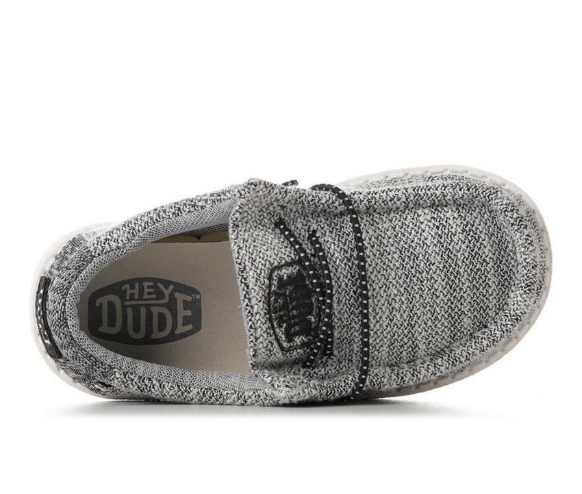 Boys' HEYDUDE Toddler Wally Youth Stretch Slip-On Shoes