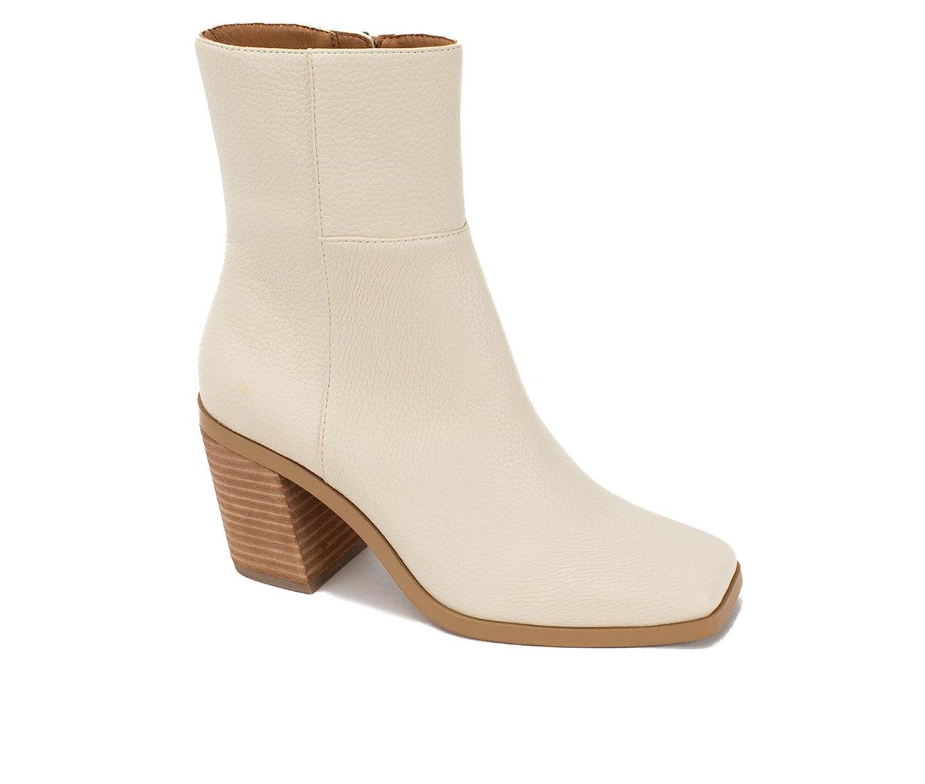 Women's Yellow Box Maora Low Calf Heeled Booties