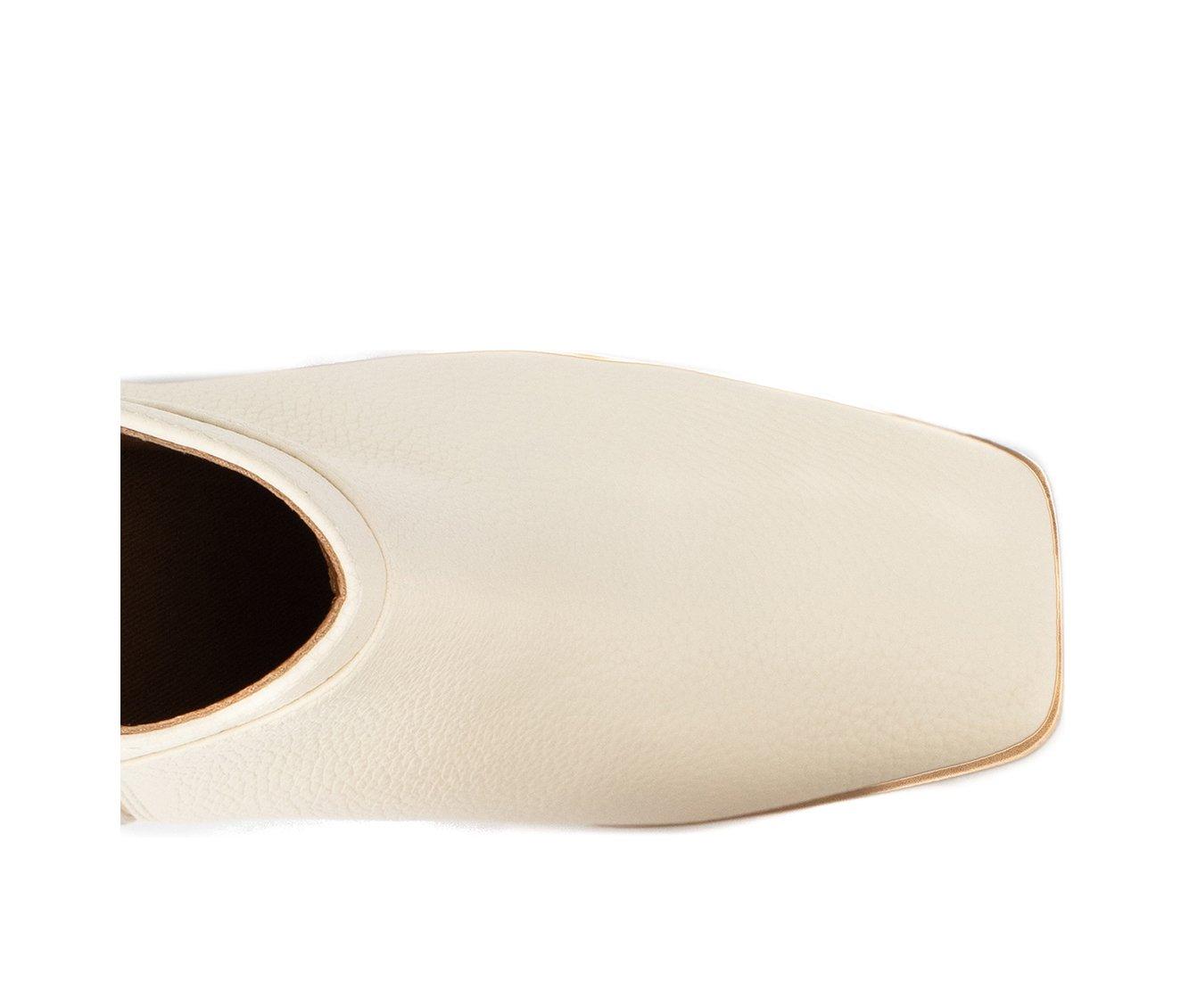 Women's Yellow Box Maora Low Calf Heeled Booties