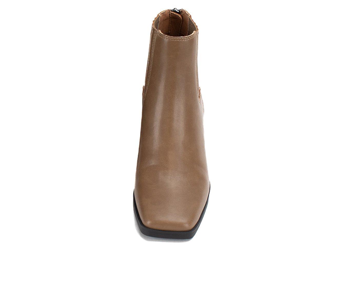 Women's Yellow Box Milana Heeled Booties