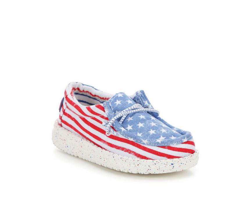 Kids' HEYDUDE Little Kid & Big Kid Wally Patriotic Casual Shoes
