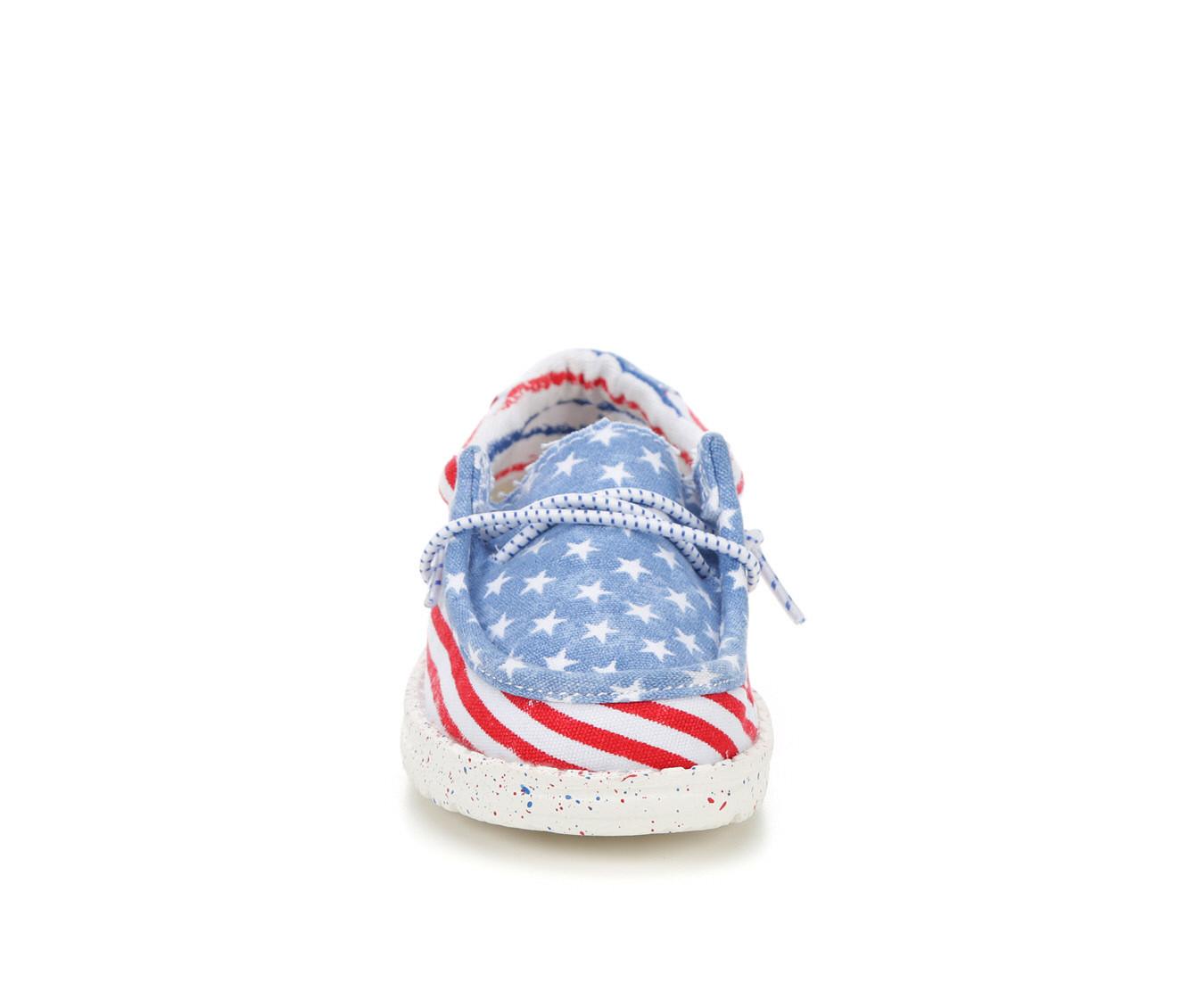 Kids' HEYDUDE Little Kid & Big Kid Wally Patriotic Casual Shoes