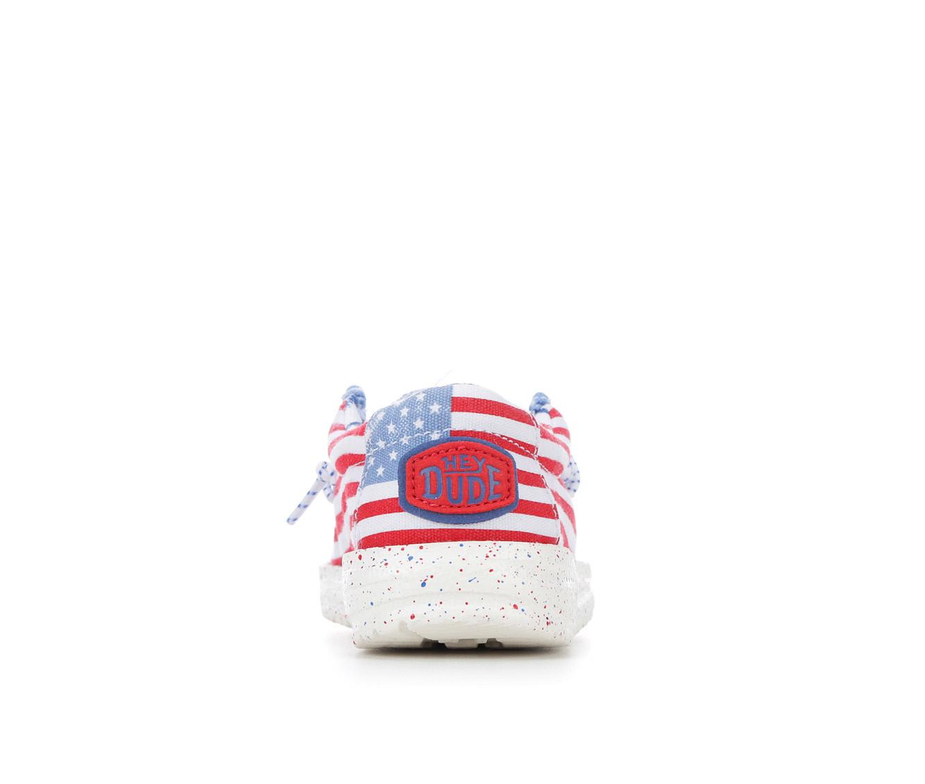 HEY DUDE Wally Patriotic Mens Shoes