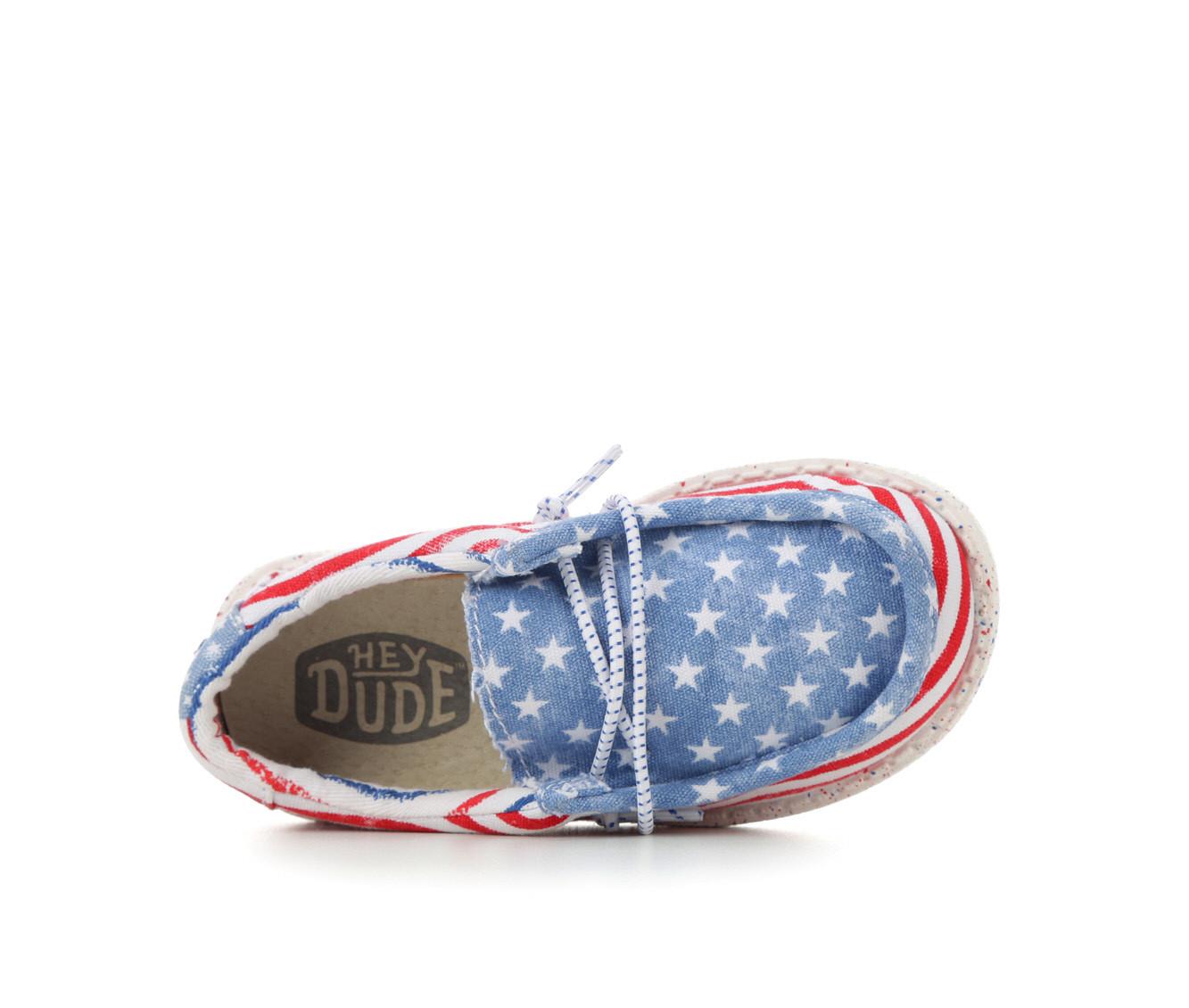 Kids' HEYDUDE Little Kid & Big Kid Wally Patriotic Casual Shoes