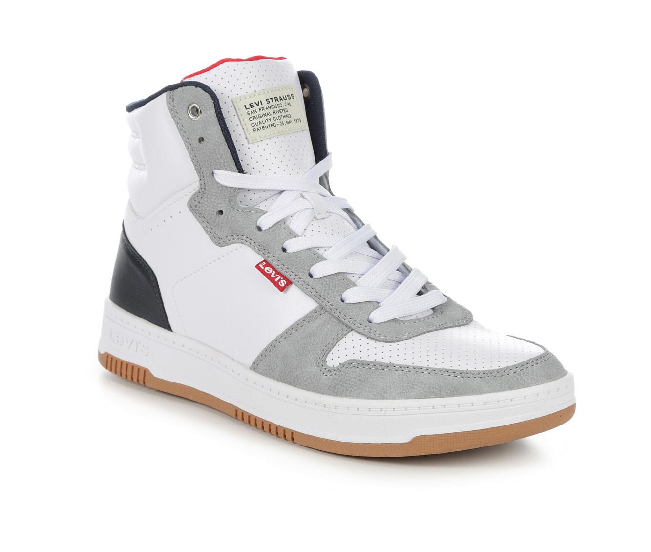 Levi high top zip on sale shoe