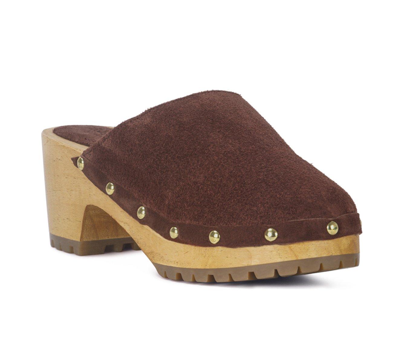 Women's Rag & Co Cedrus Block Heel Clogs