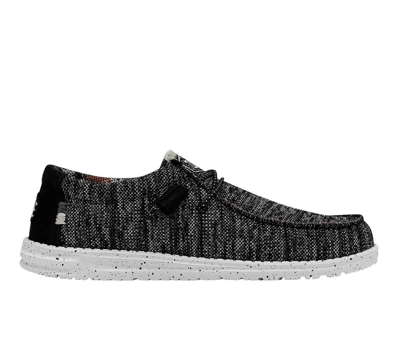 Wally Sport Mesh Black White - Men's Casual Shoes