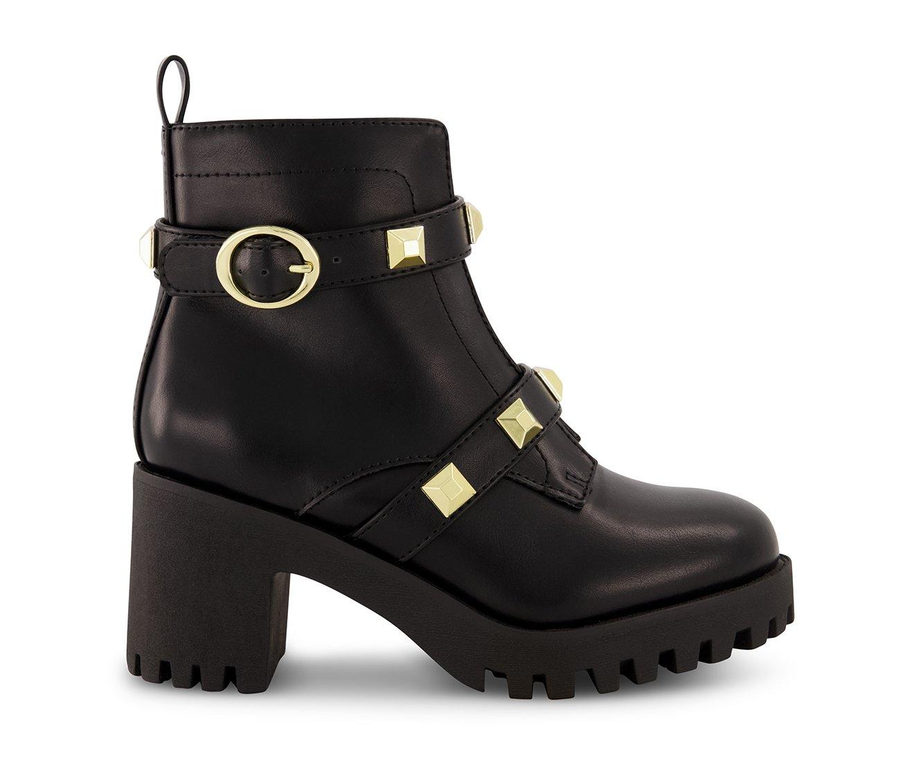 Marc fisher buckle booties best sale