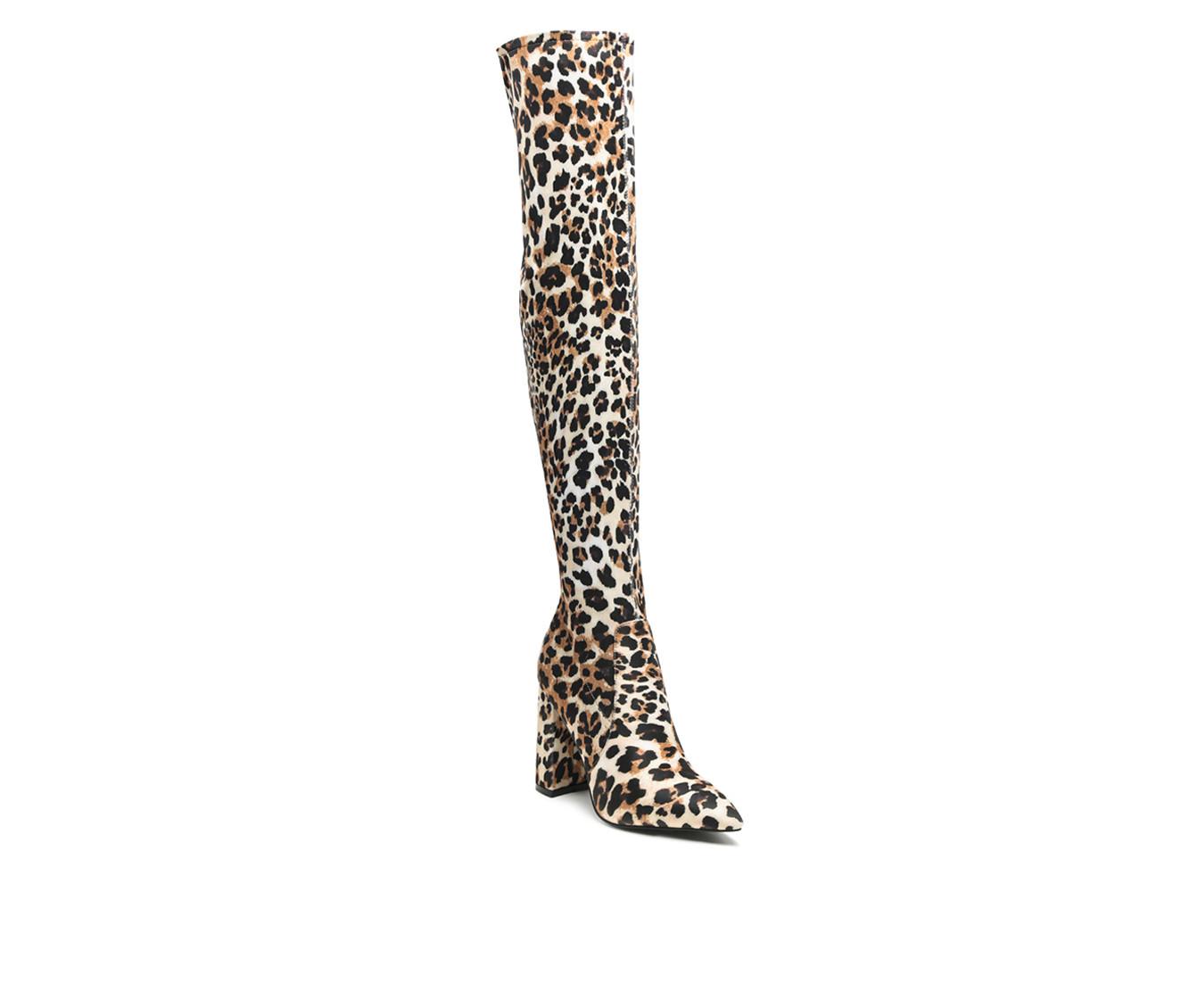 Women's London Rag Flittle Over The Knee Heeled Boots