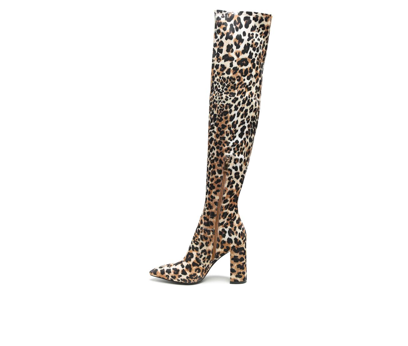 Women's London Rag Flittle Over The Knee Heeled Boots