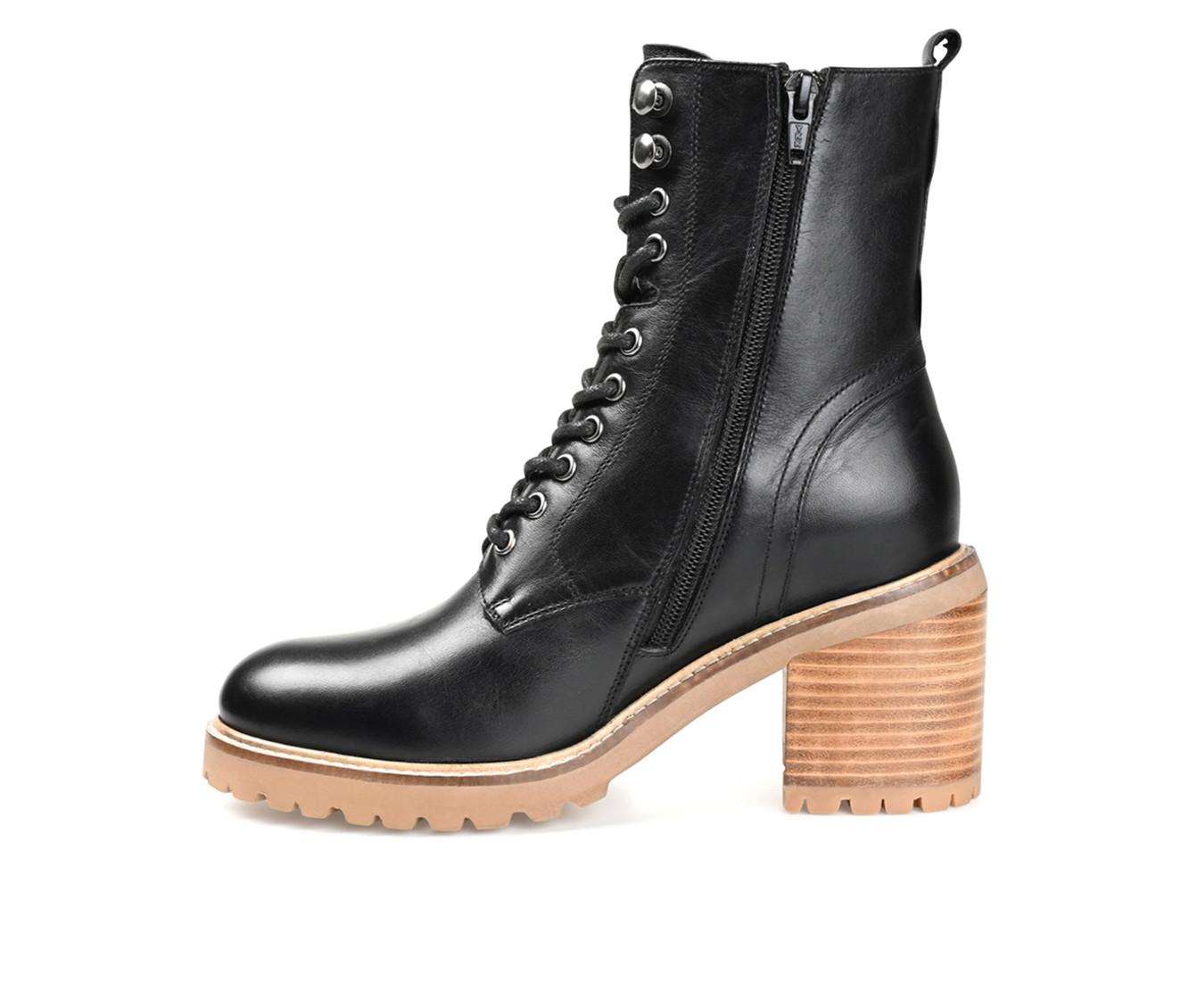 Women's Journee Signature Malle Heeled Lace Up Boots | Shoe Carnival