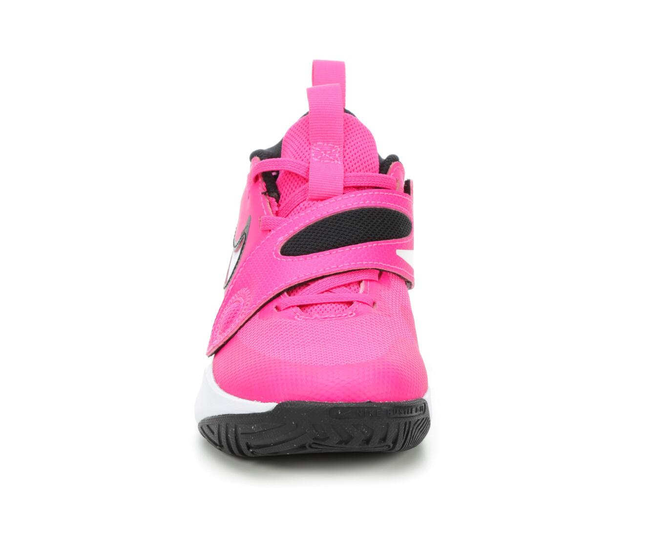 Girls' Nike Little Kid Team Hustle D11 Basketball Shoes