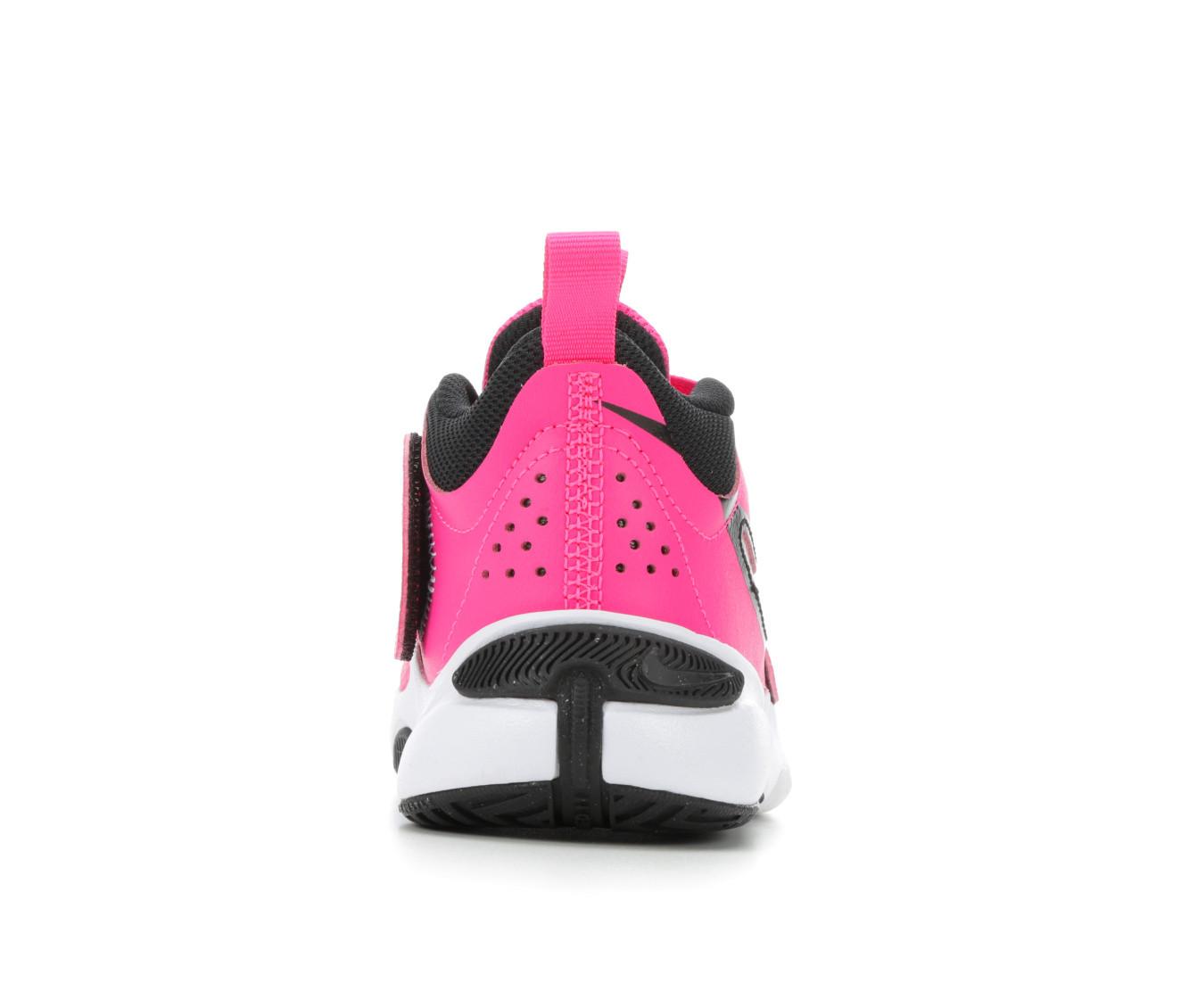 Girls' Nike Little Kid Team Hustle D11 Basketball Shoes