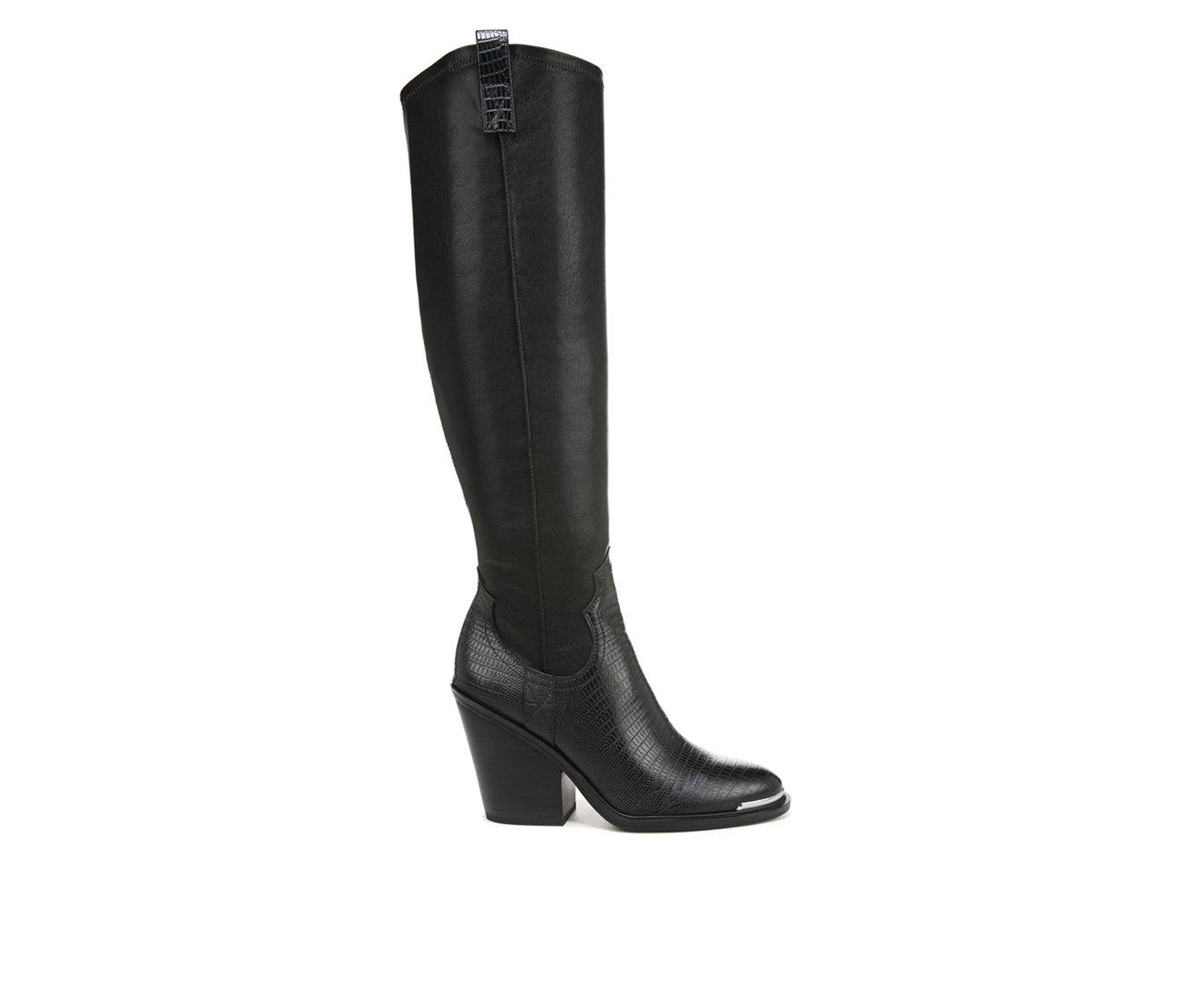 Women's Franco Sarto Glenice 2 Wide Calf Knee High Heeled Western Boots