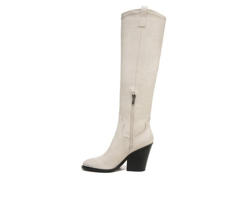 Women's Franco Sarto Glenice 2 Wide Calf Knee High Heeled Western Boots