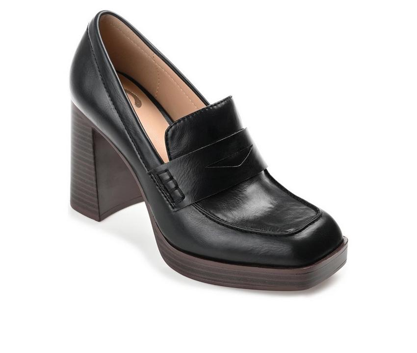 Women's Journee Collection Ezzey Block Heel Platform Loafers