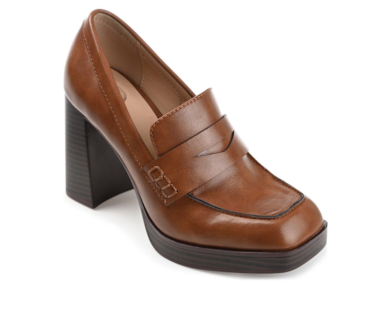 Women's Journee Collection Ezzey Block Heel Platform Loafers