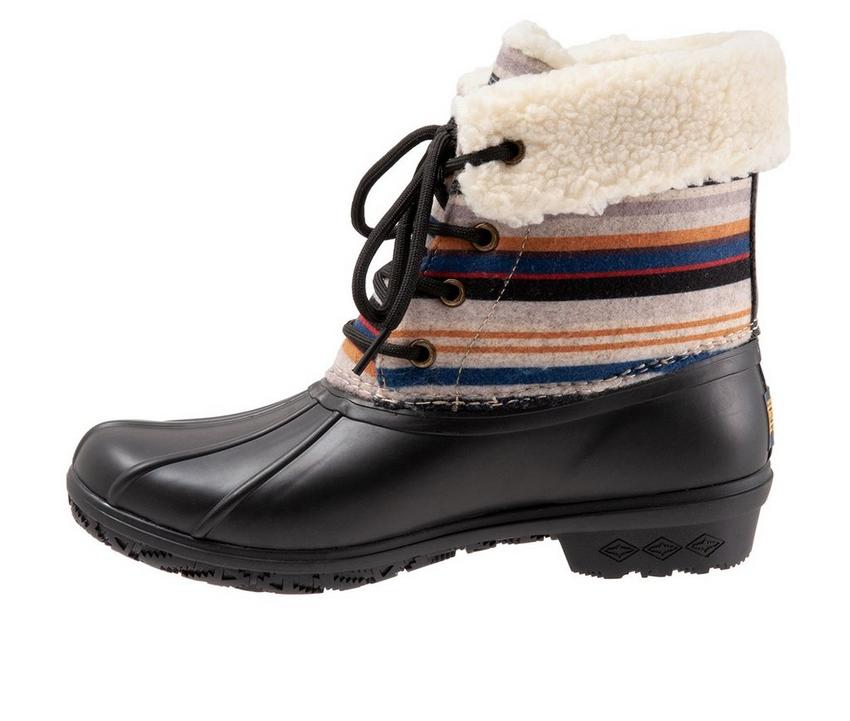 Women's Pendleton Bridger Stripe Duck Mid Rain Boots