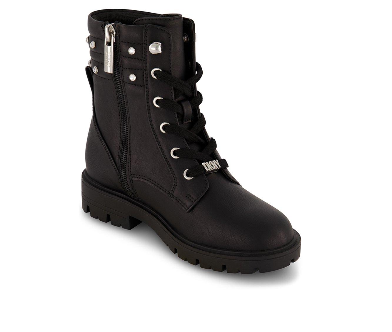 Girls' DKNY Little Kid & Big Kid Stassi Stone Combat Boots