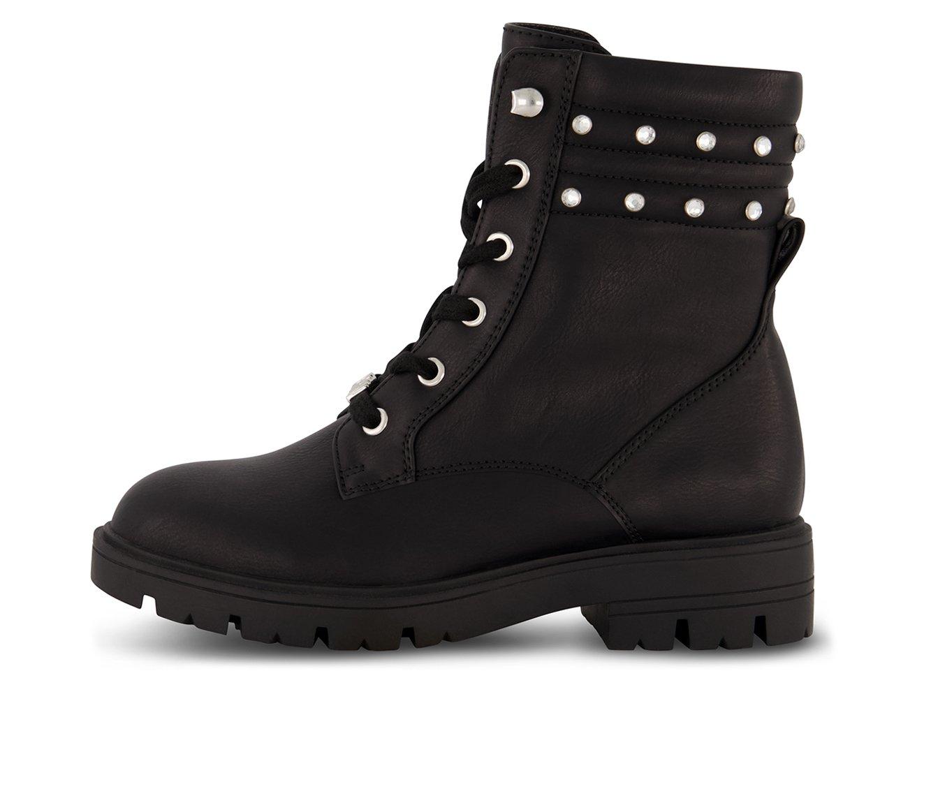 Girls' DKNY Little Kid & Big Kid Stassi Stone Combat Boots
