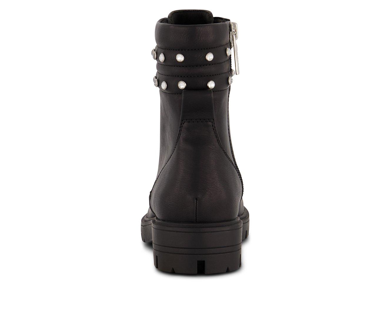 Girls' DKNY Little Kid & Big Kid Stassi Stone Combat Boots
