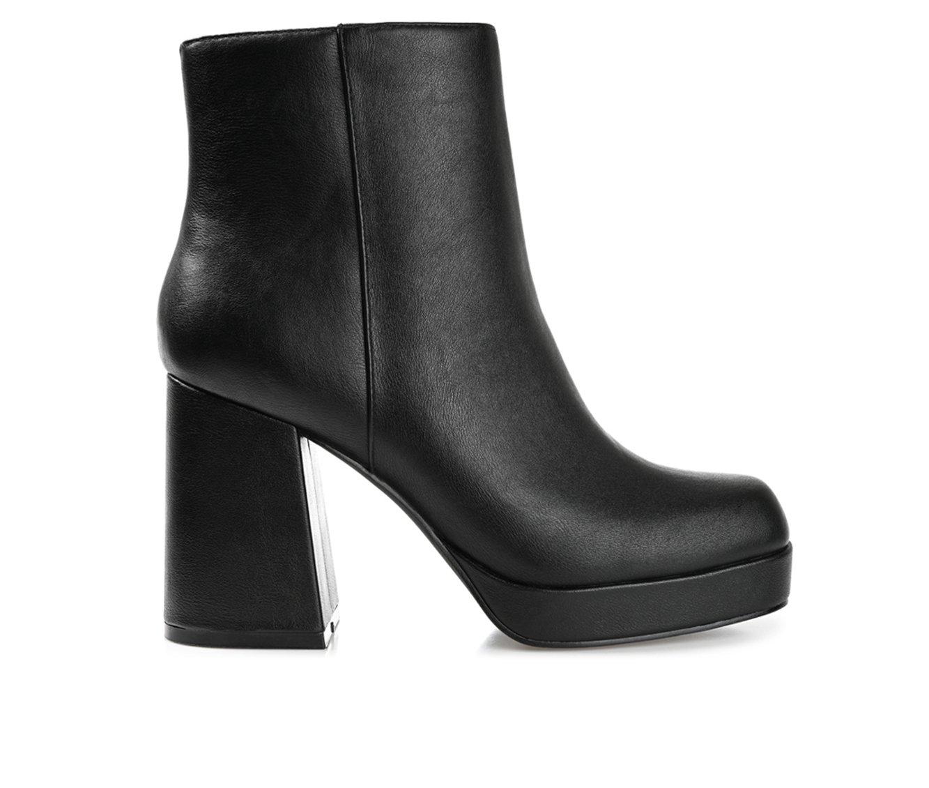 Women's Journee Collection Mollie Heeled Platform Booties