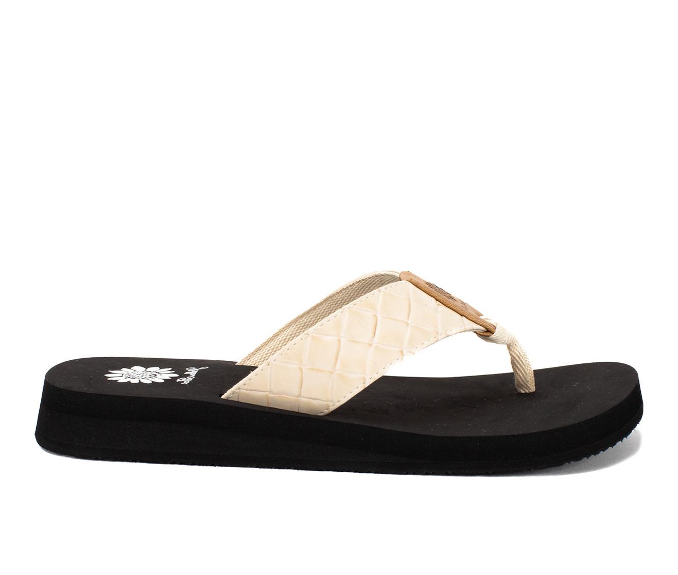 Women's Yellow Box Flop Hop Flip-Flops