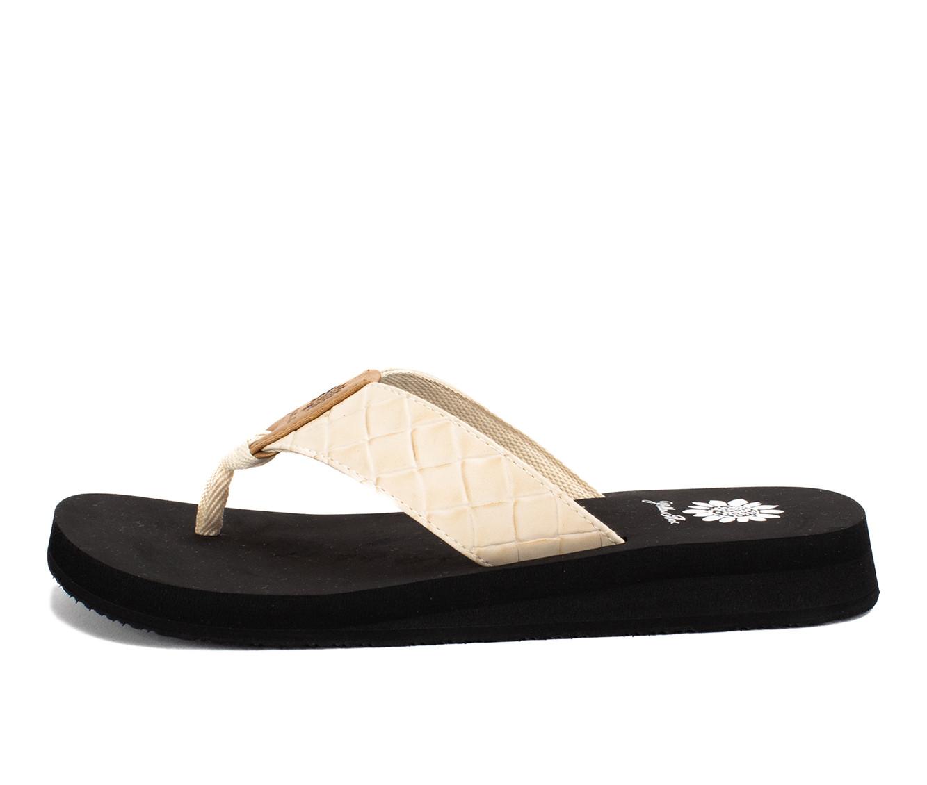 Women's Yellow Box Flop Hop Flip-Flops