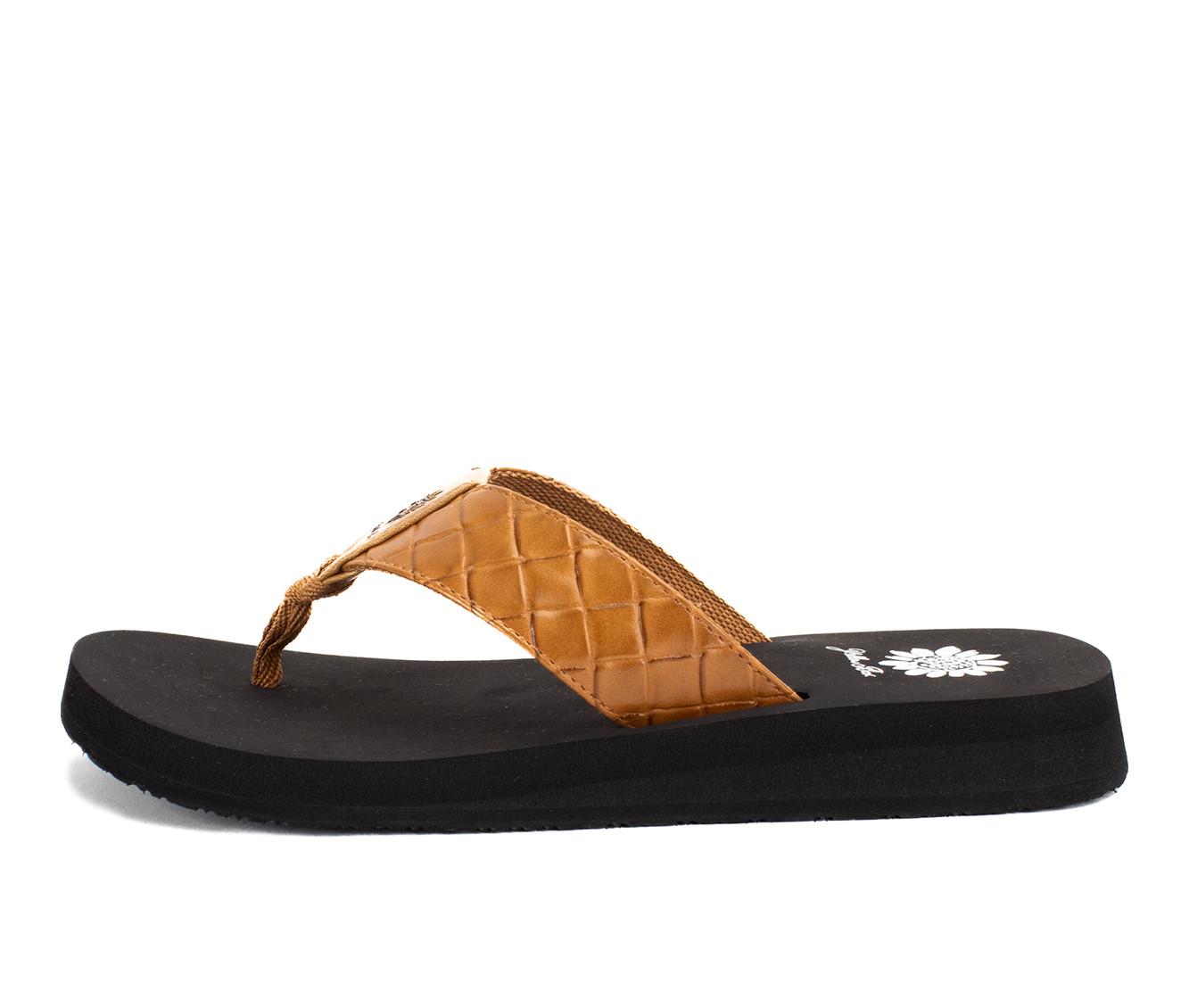 Women's Yellow Box Flop Hop Flip-Flops