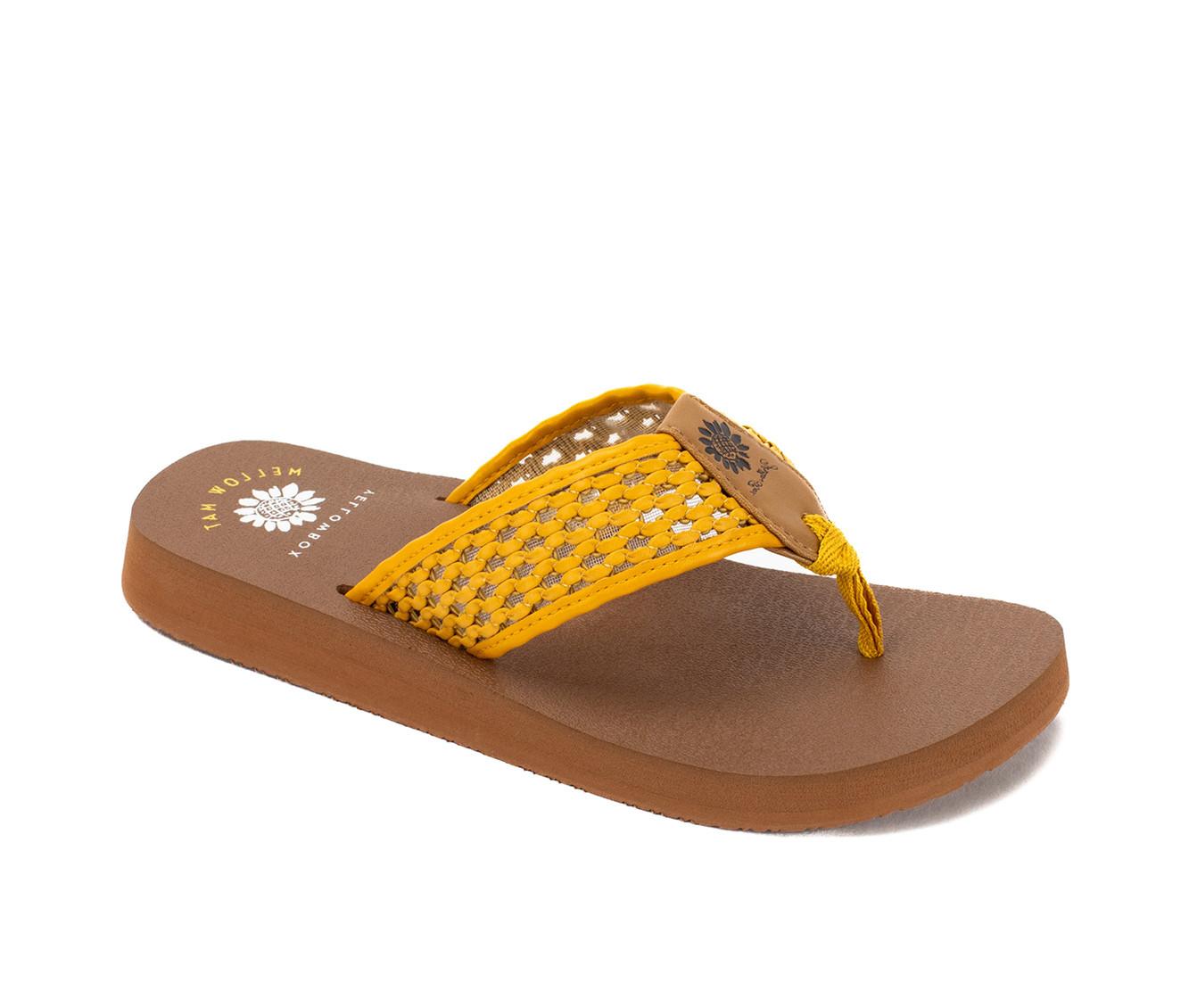 Women's Yellow Box Nana Flip-Flops