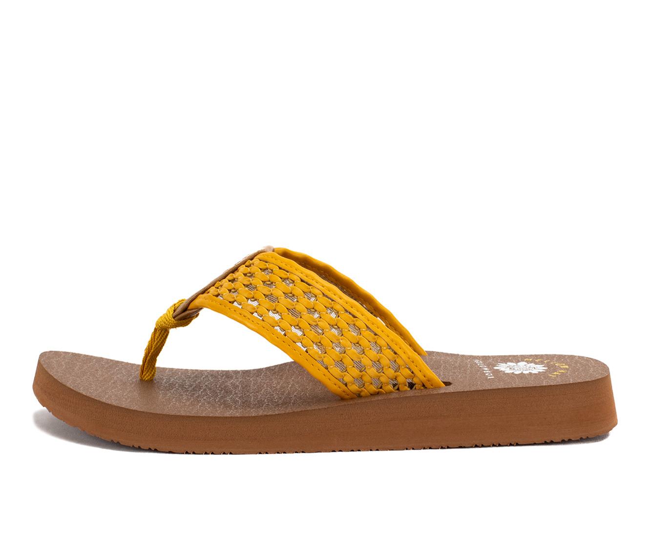 Women's Yellow Box Nana Flip-Flops