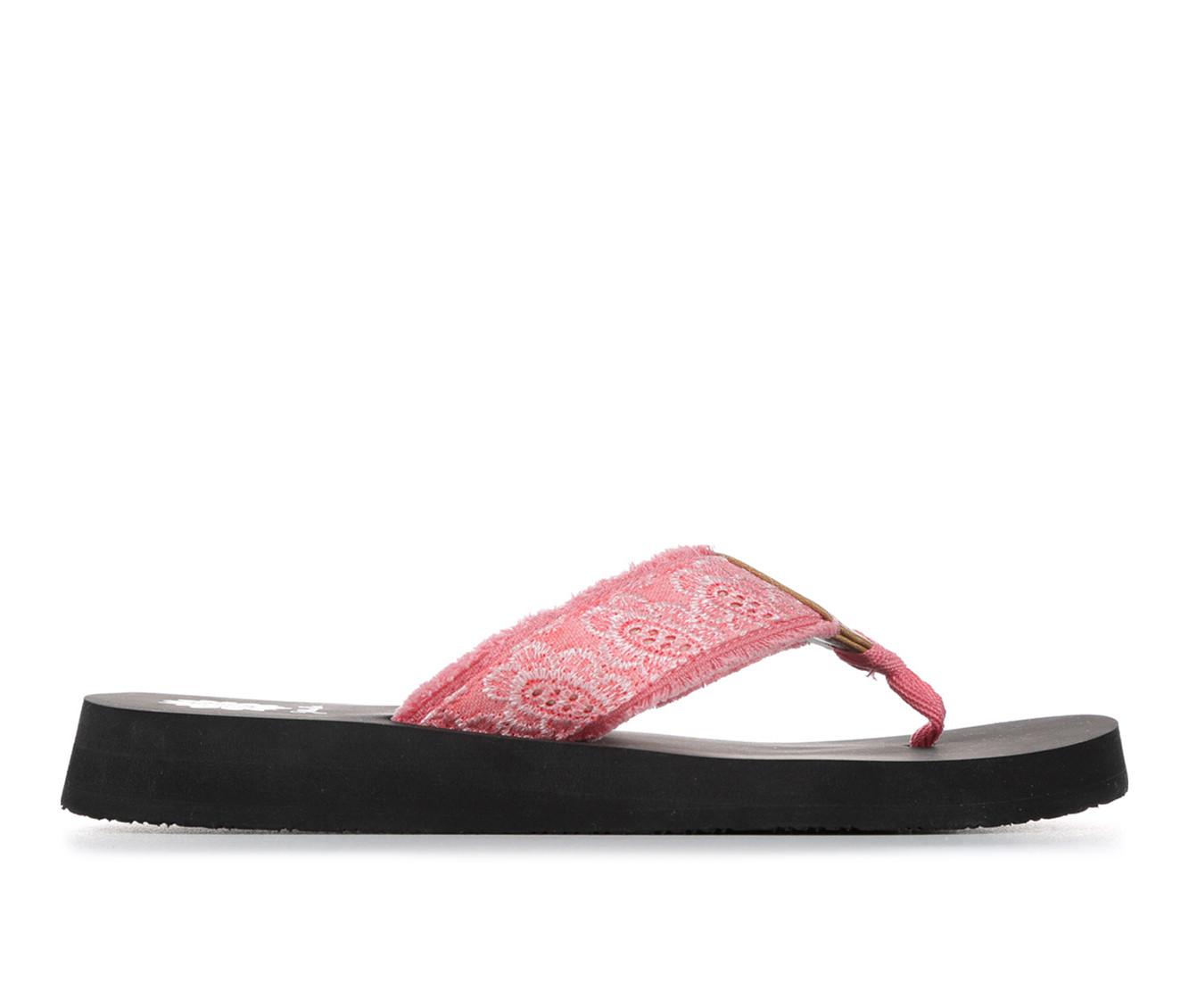 Pixel Flatform Flip Flop Clear Black by Yellowbox - For The Love