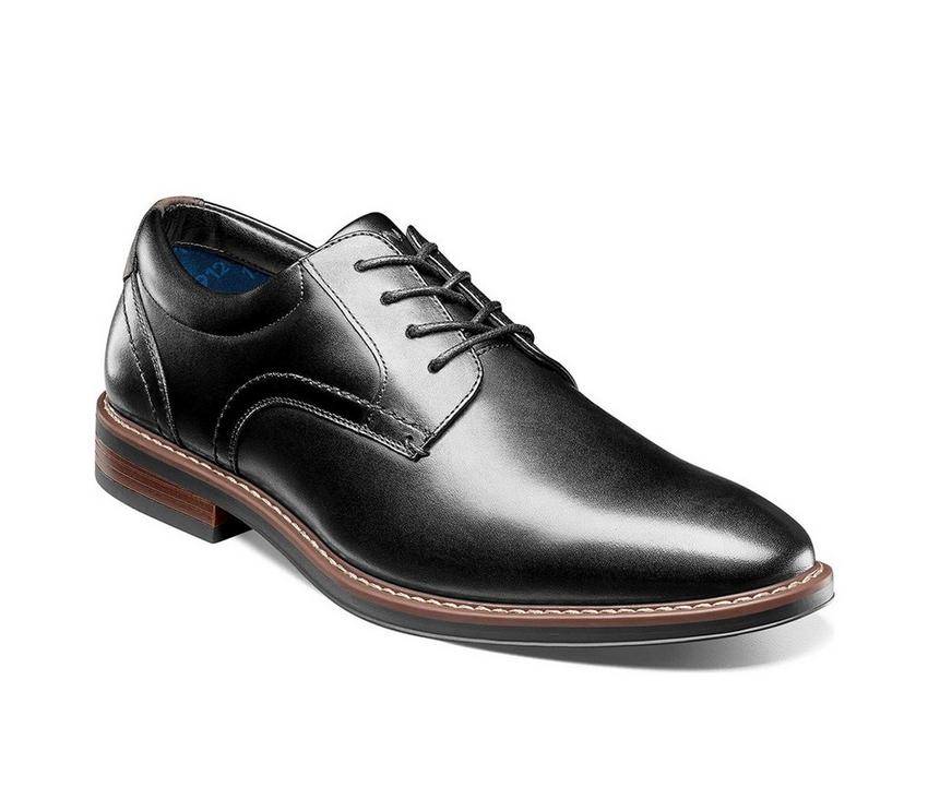 Men's Nunn Bush Centro Flex Plain Toe Oxford Dress Shoes