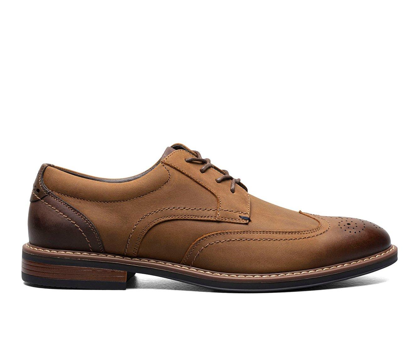 Men's Nunn Bush Centro Flex Wingtip Oxford Dress Shoes