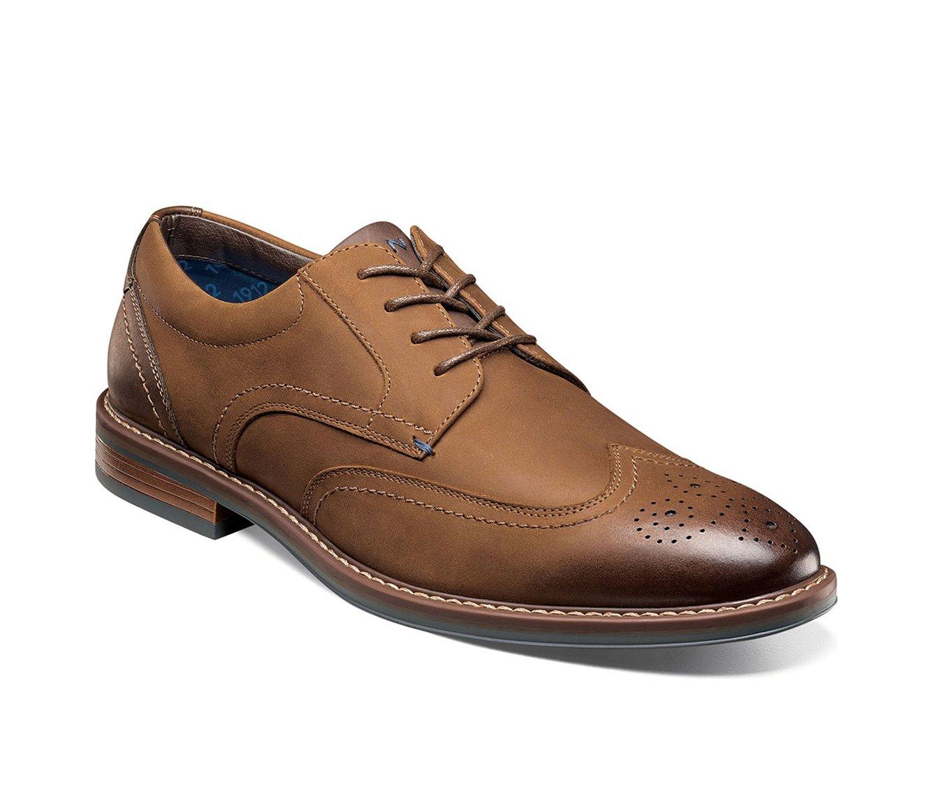 Men's Nunn Bush Centro Flex Wingtip Oxford Dress Shoes
