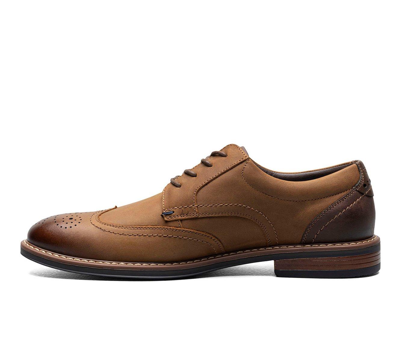 Men's Nunn Bush Centro Flex Wingtip Oxford Dress Shoes