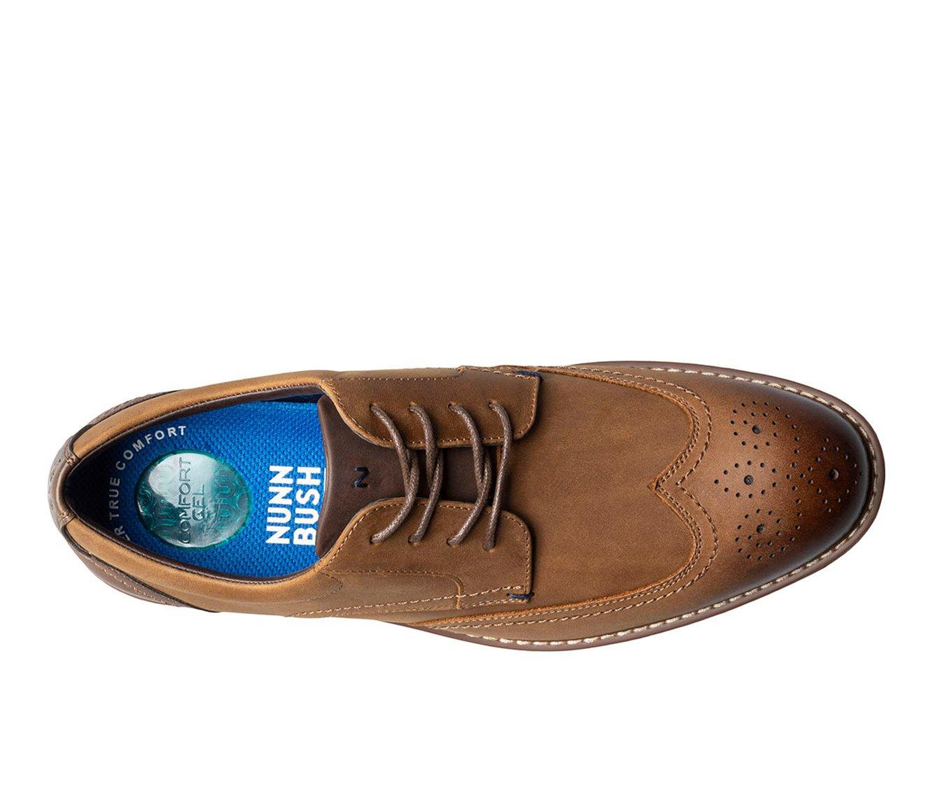 Men's Nunn Bush Centro Flex Wingtip Oxford Dress Shoes