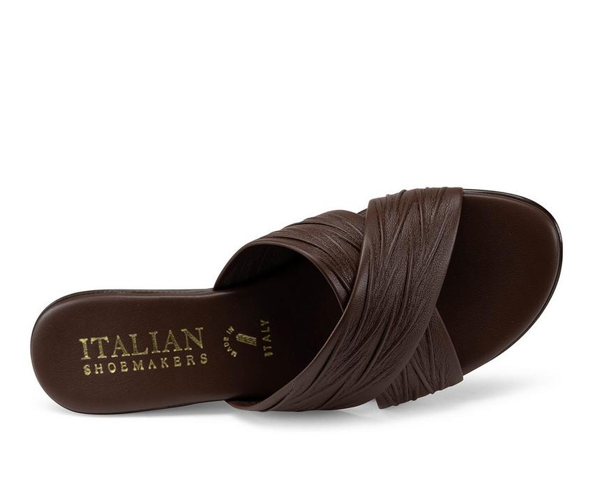 Women's Italian Shoemakers Kenny Wedge Sandals