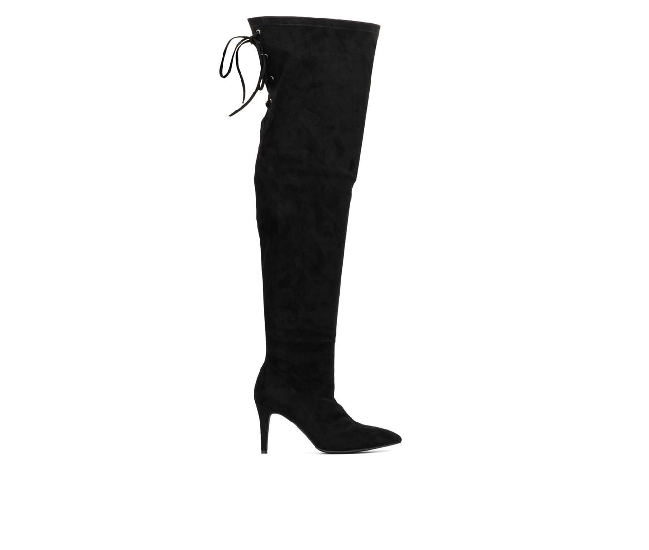 Women's Fashion to Figure Larissa XWC Over the Knee Heeled Boots