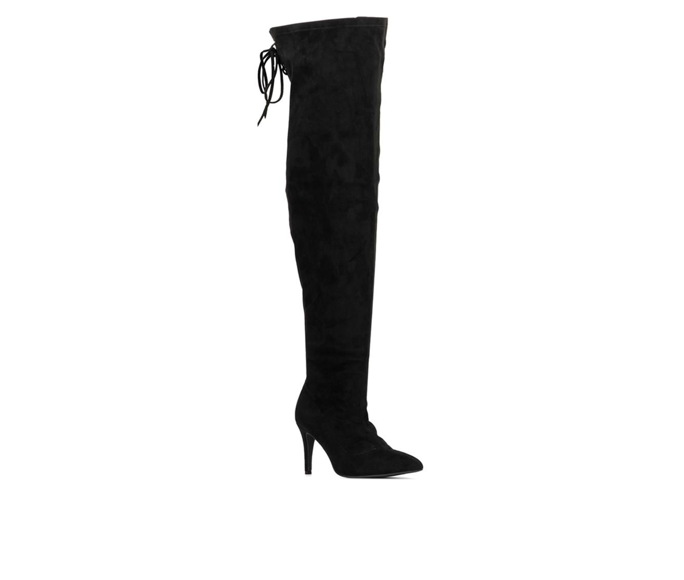 Women's Fashion to Figure Larissa XWC Over the Knee Heeled Boots