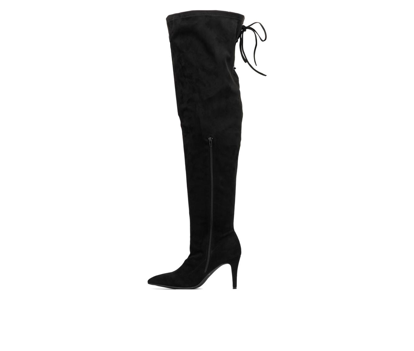 Women's Fashion to Figure Larissa XWC Over the Knee Heeled Boots